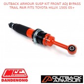 OUTBACK ARMOUR SUSP KIT FRONT ADJ BYPASS TRAIL PAIR FITS TOYOTA HILUX 150S 05+